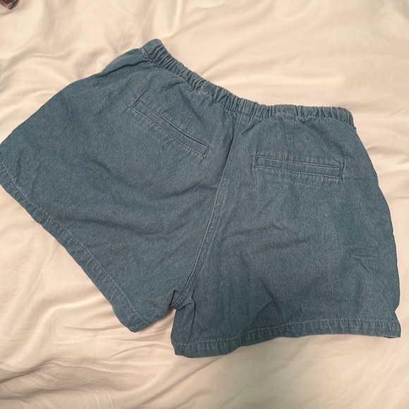 Drawstring shorts, indigo - Picture 3 of 3